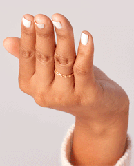 OPI Alpine Snow White Gel Nail Polish GIF