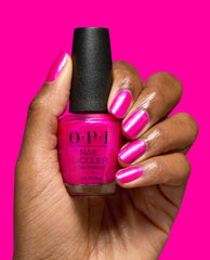 Lollypoppin’ Bubblegum Pink Nail Polish Hand and Bottle