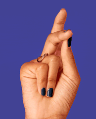 OPI Midnight Mantra Blue Gel Nail Polish GIF