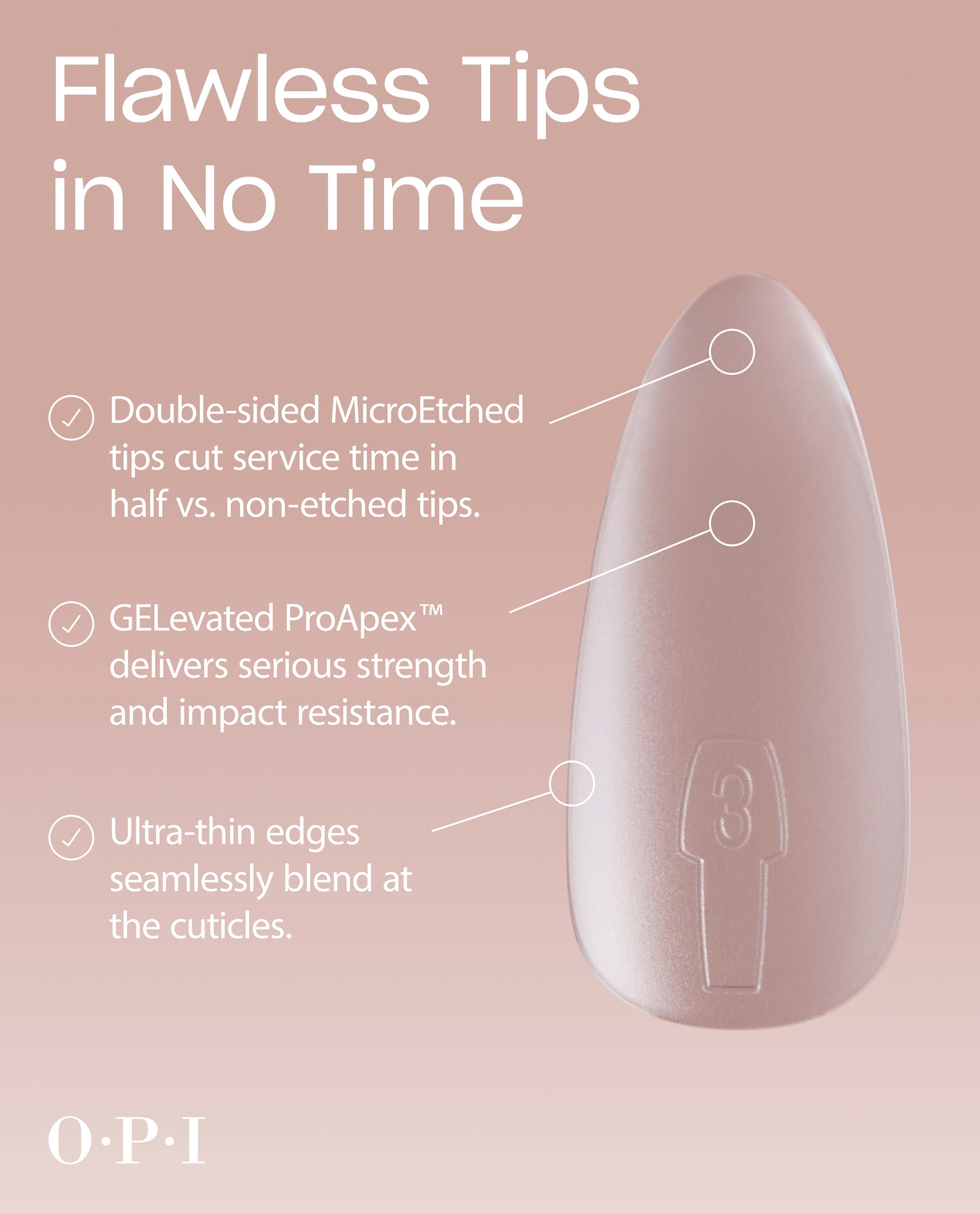 GELevate™ Soft Gel Tips Refill Pack - Almond Shape Medium Length Flawless Tips in No Time