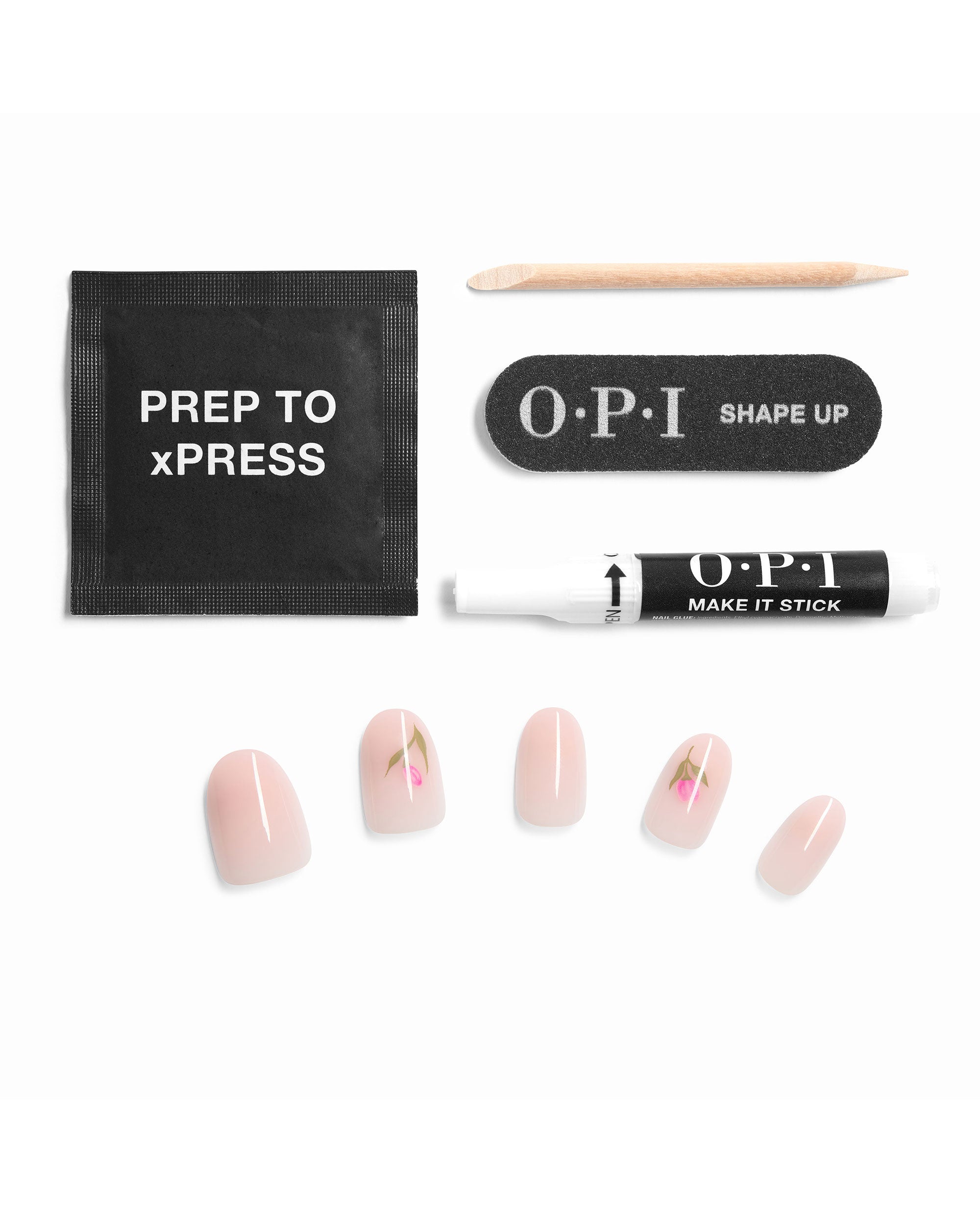Give 'Em Tulip Tulip-Tipped Press-On Nails Contents