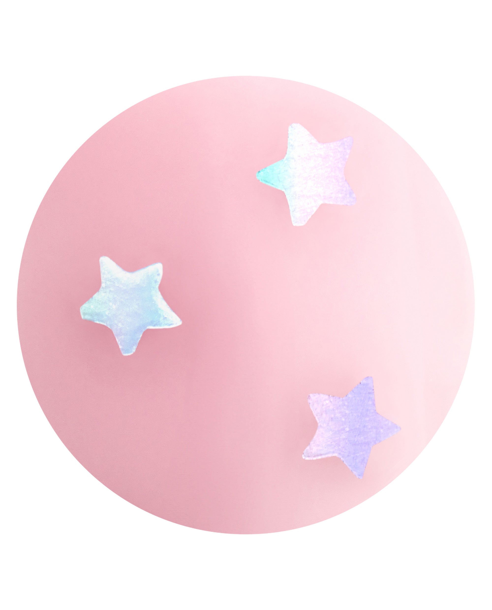OPI’m a Star Holographic Star Square Stick On Nails Swatch