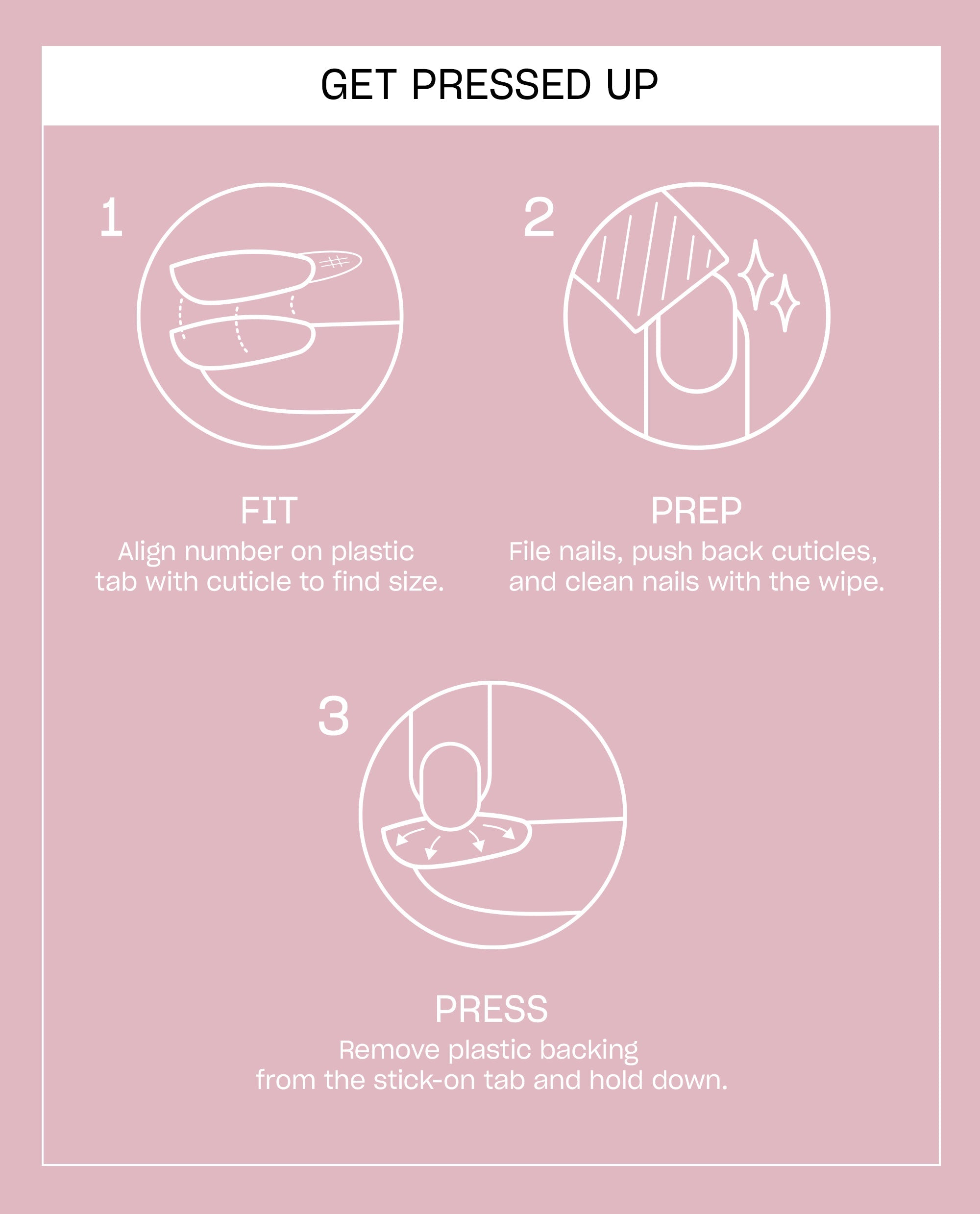 OPI’m a Star Holographic Star Square Stick On Nails Instructions