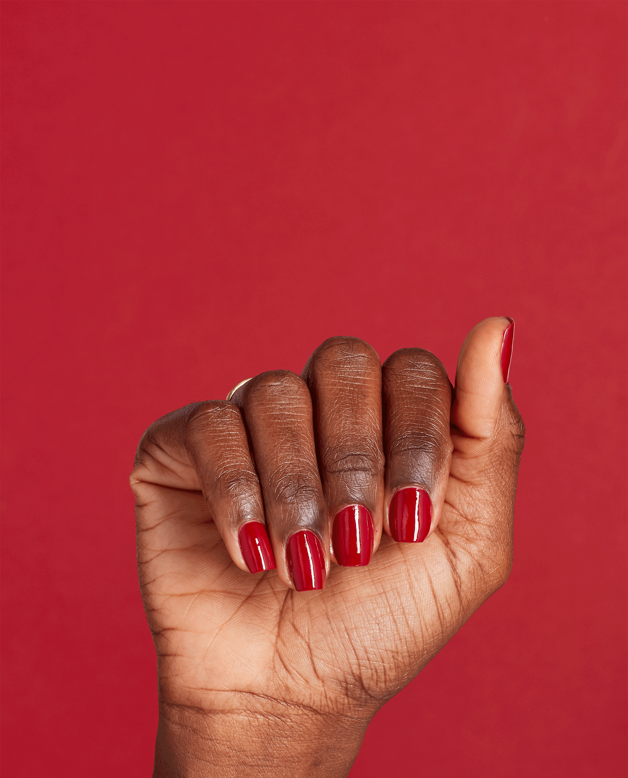 OPI Amore at the Grand Canal Red Gel Nail Polish GIF