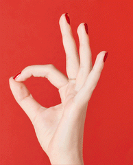 OPI Big Apple Red Gel Nail Polish GIF