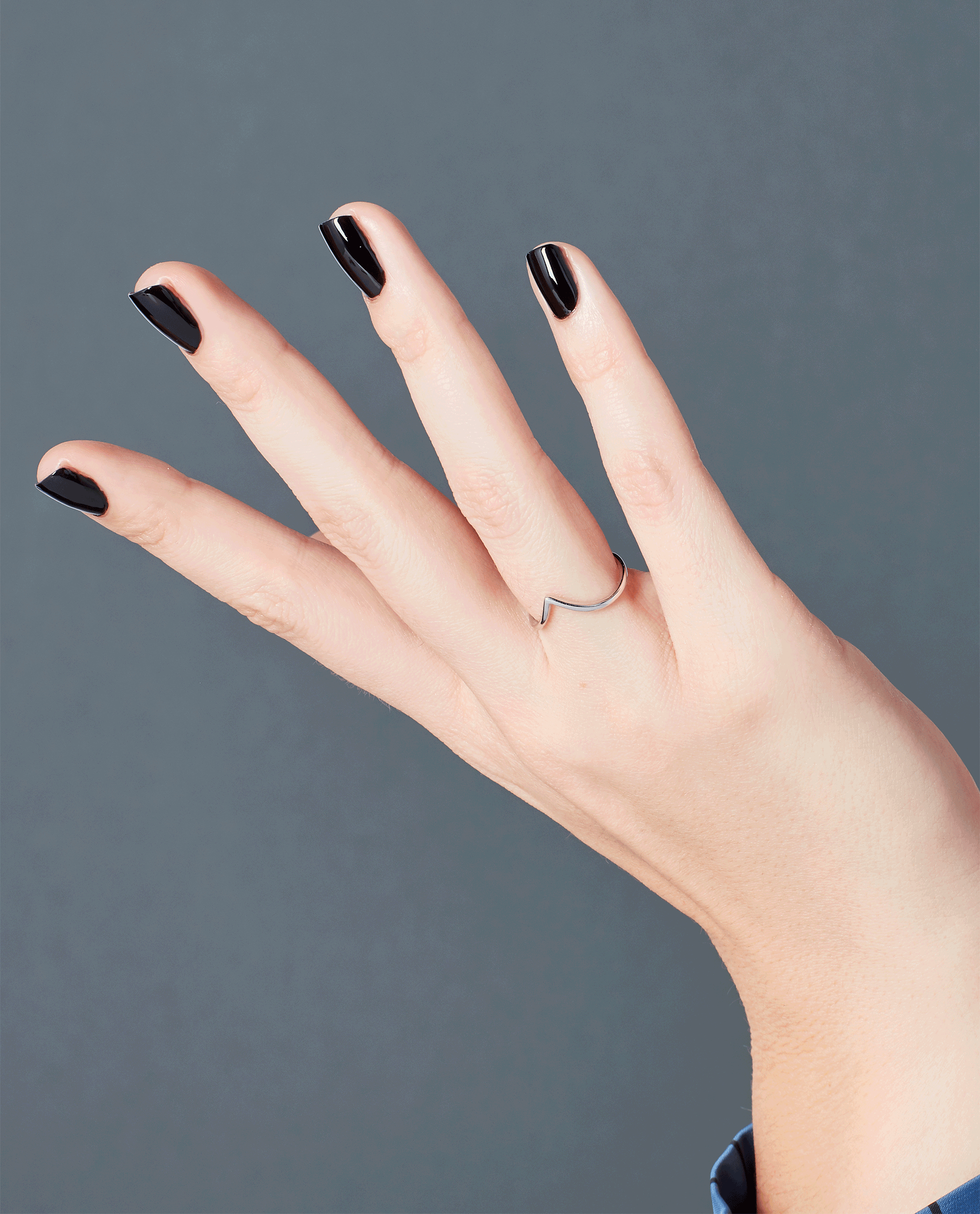 OPI Black Onyx Black Dipping Powder GIF