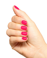 Bright Where I Belong! Bright Pink Gel Nail Polish Mani