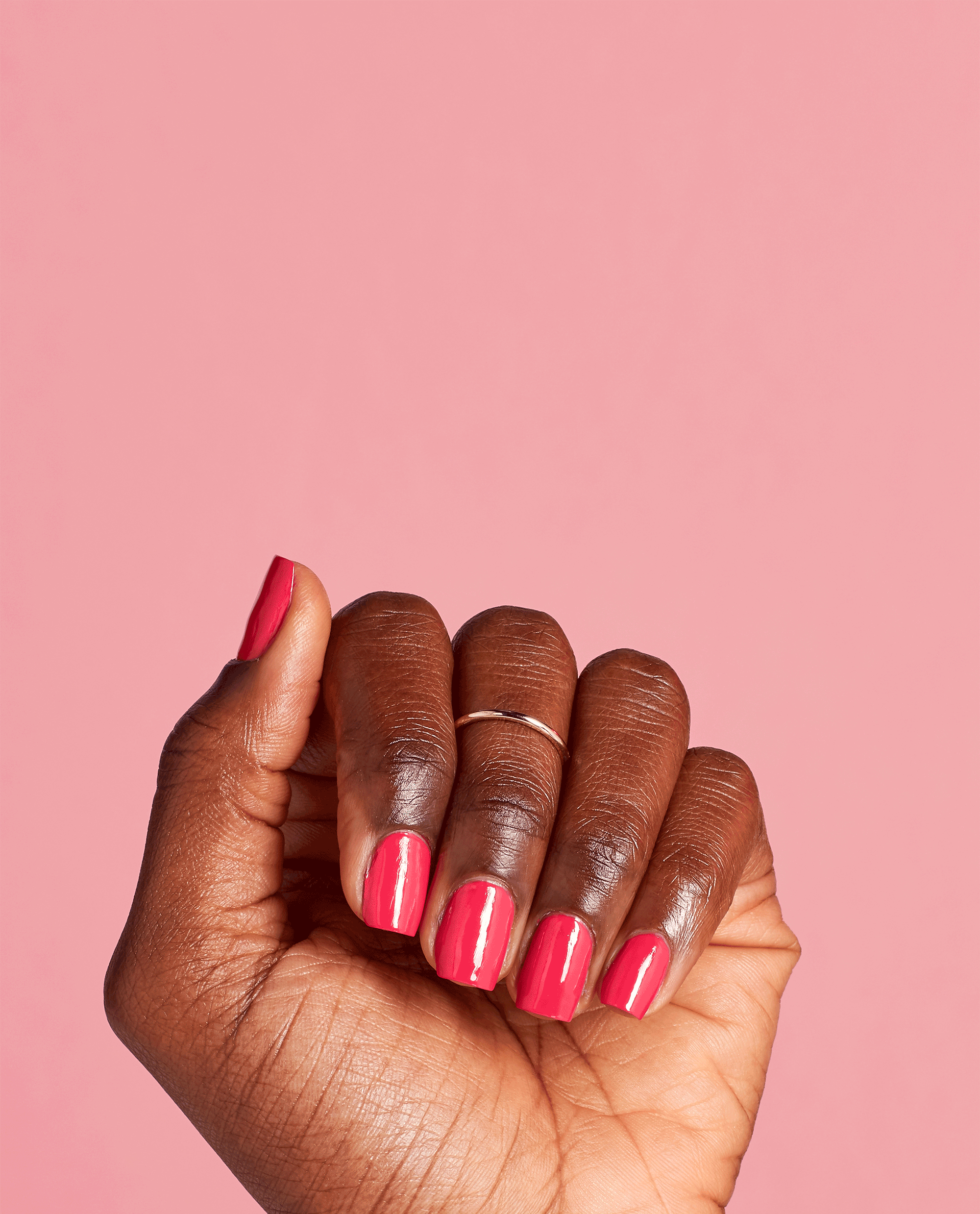 OPI Charged Up Cherry Pink Nail Polish GIF