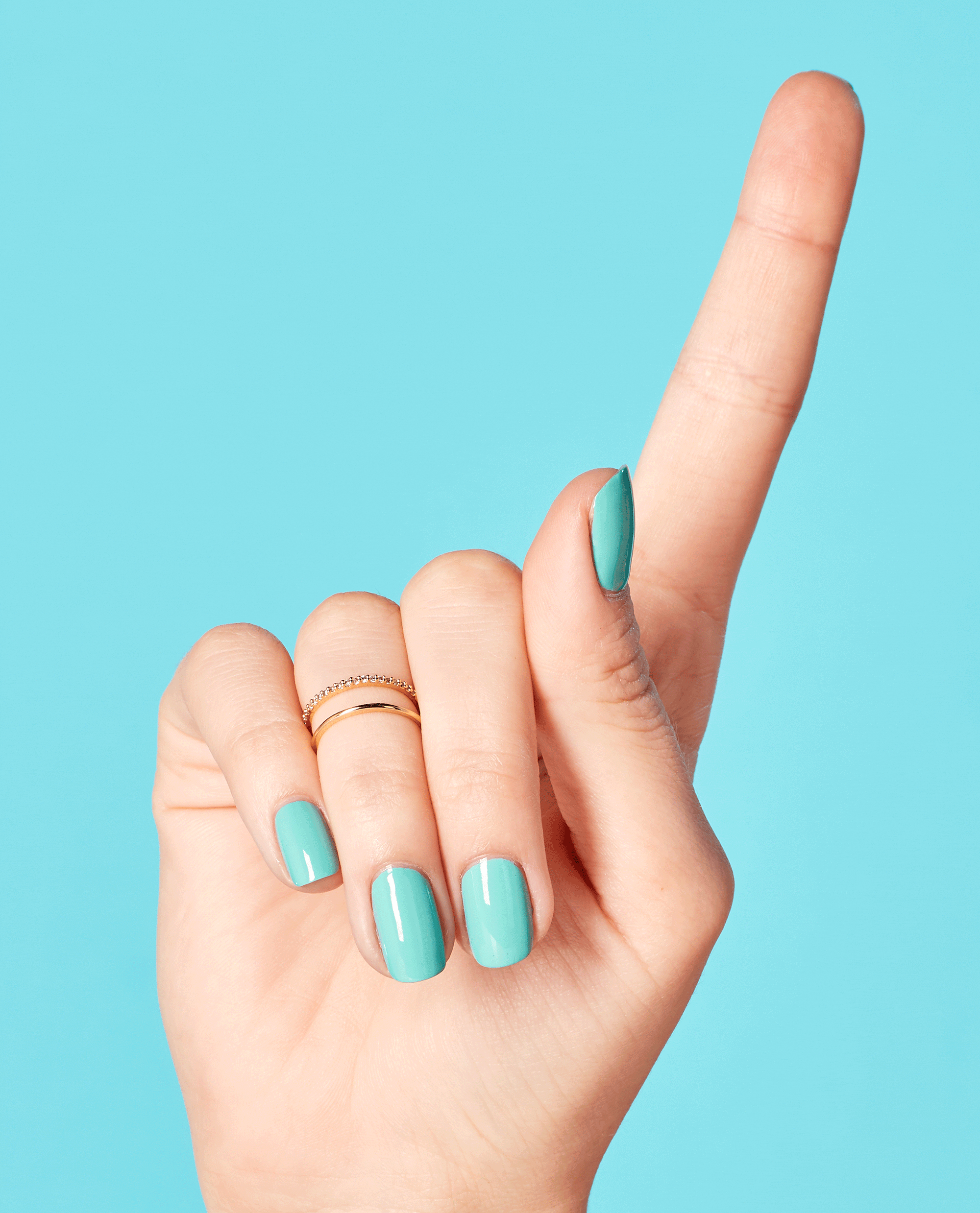 OPI Closer Than You Might Belém Green Gel Nail Polish GIF