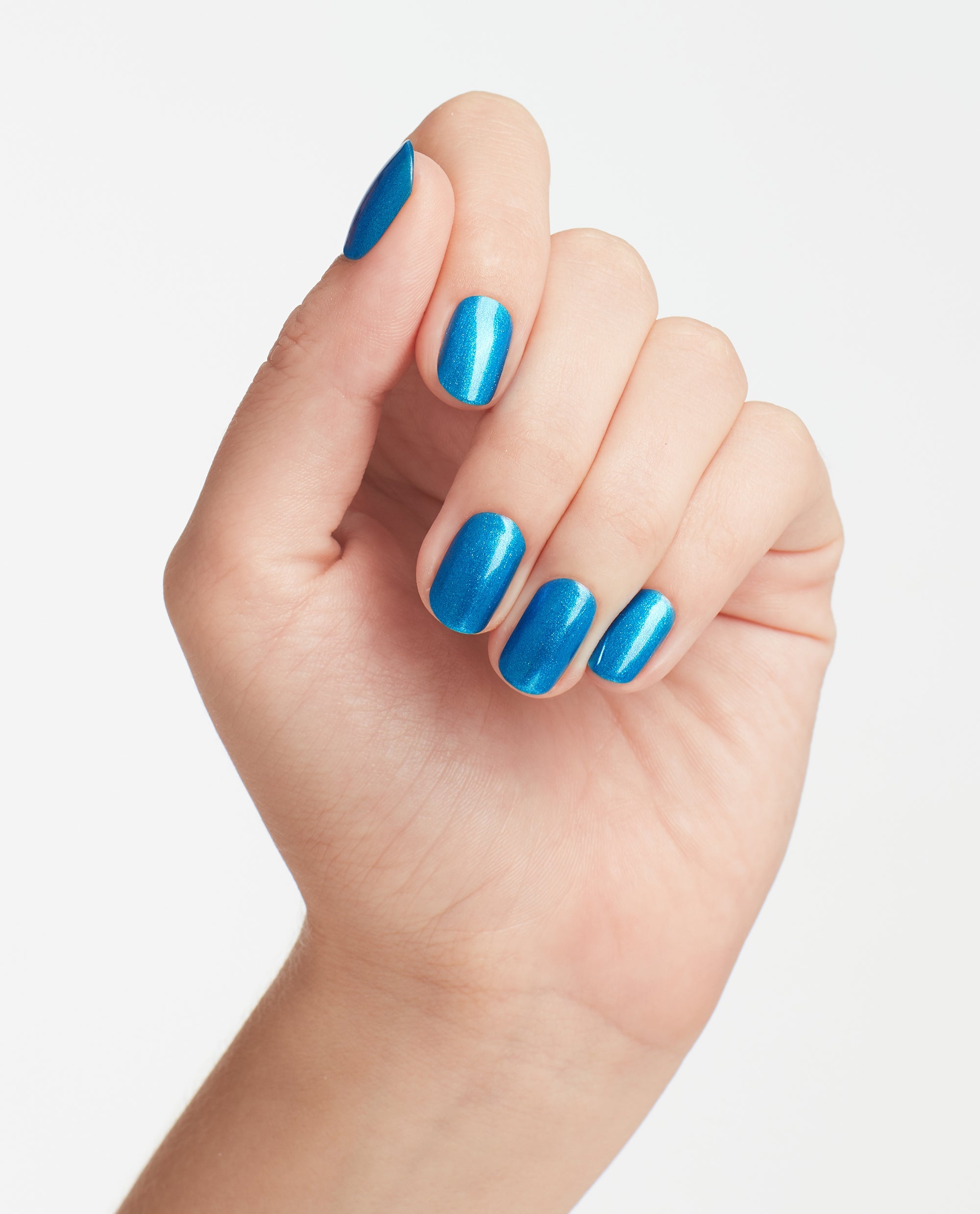 OPI Do You Sea What I Sea? Blue Gel Nail Polish Mani