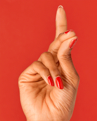 OPI Gimme a Lido Kiss Red Nail Polish GIF