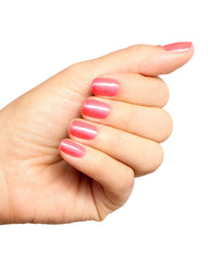 If U Like Pinka Coladas Flamingo Pink Shimmer Gel Nail Polish Mani