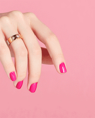 OPI La Paz-itively Hot Pink Gel Nail Polish GIF