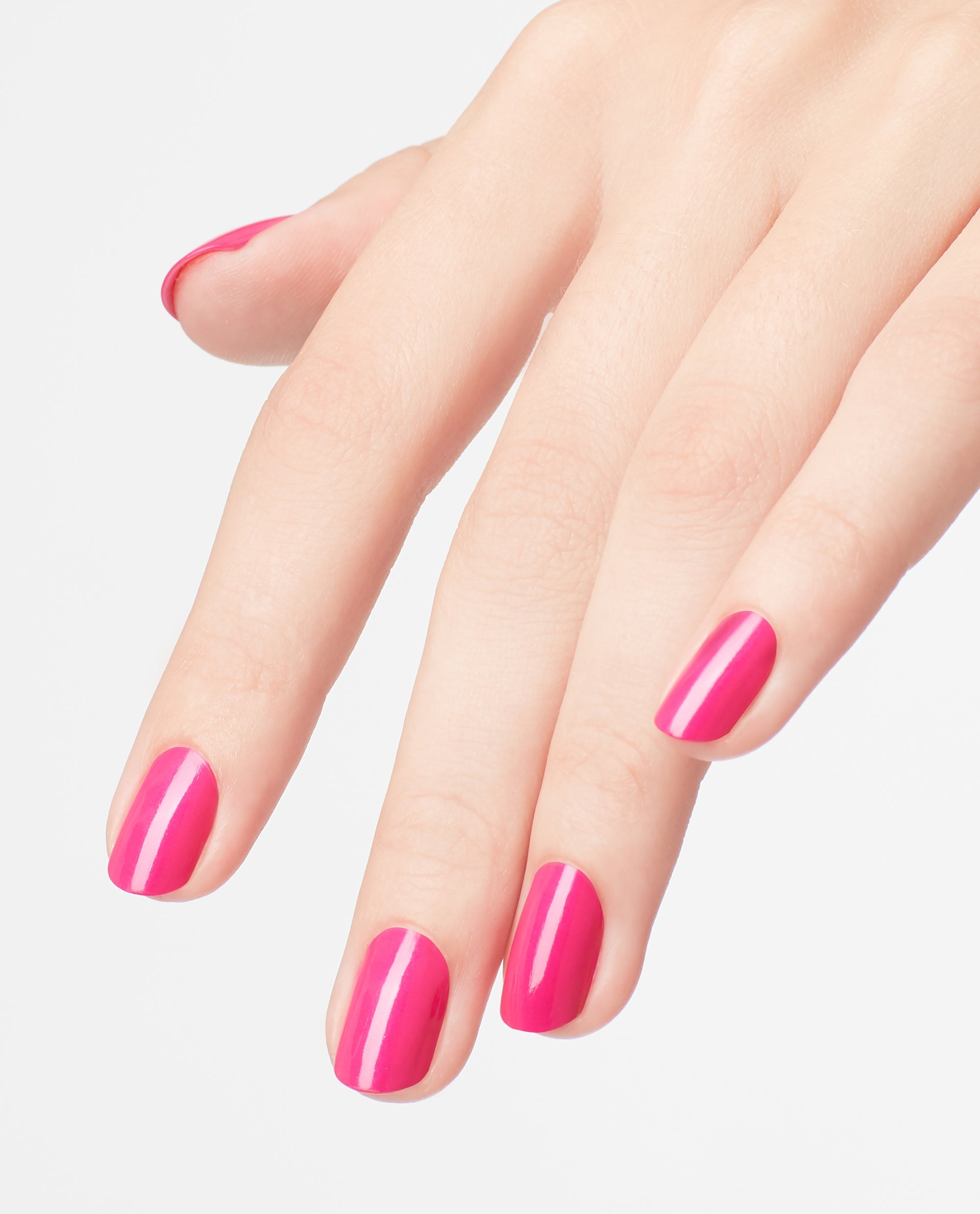 OPI La Paz-itively Hot Pink Gel Nail Polish Mani
