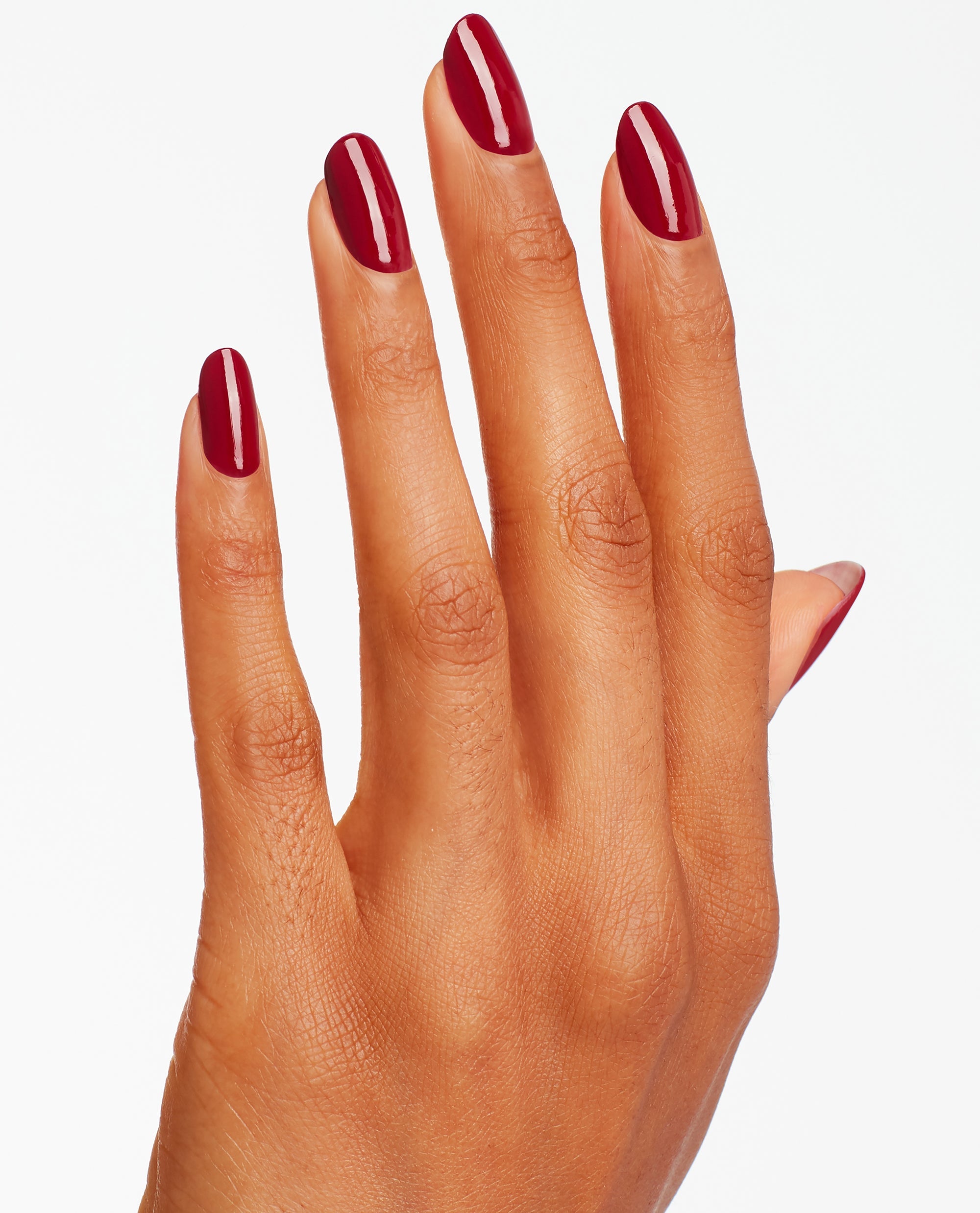 OPI Malaga Wine Red Gel Nail Polish Mani