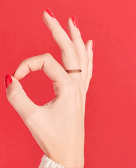 OPI My Chihuahua Bites! Red Nail Polish GIF