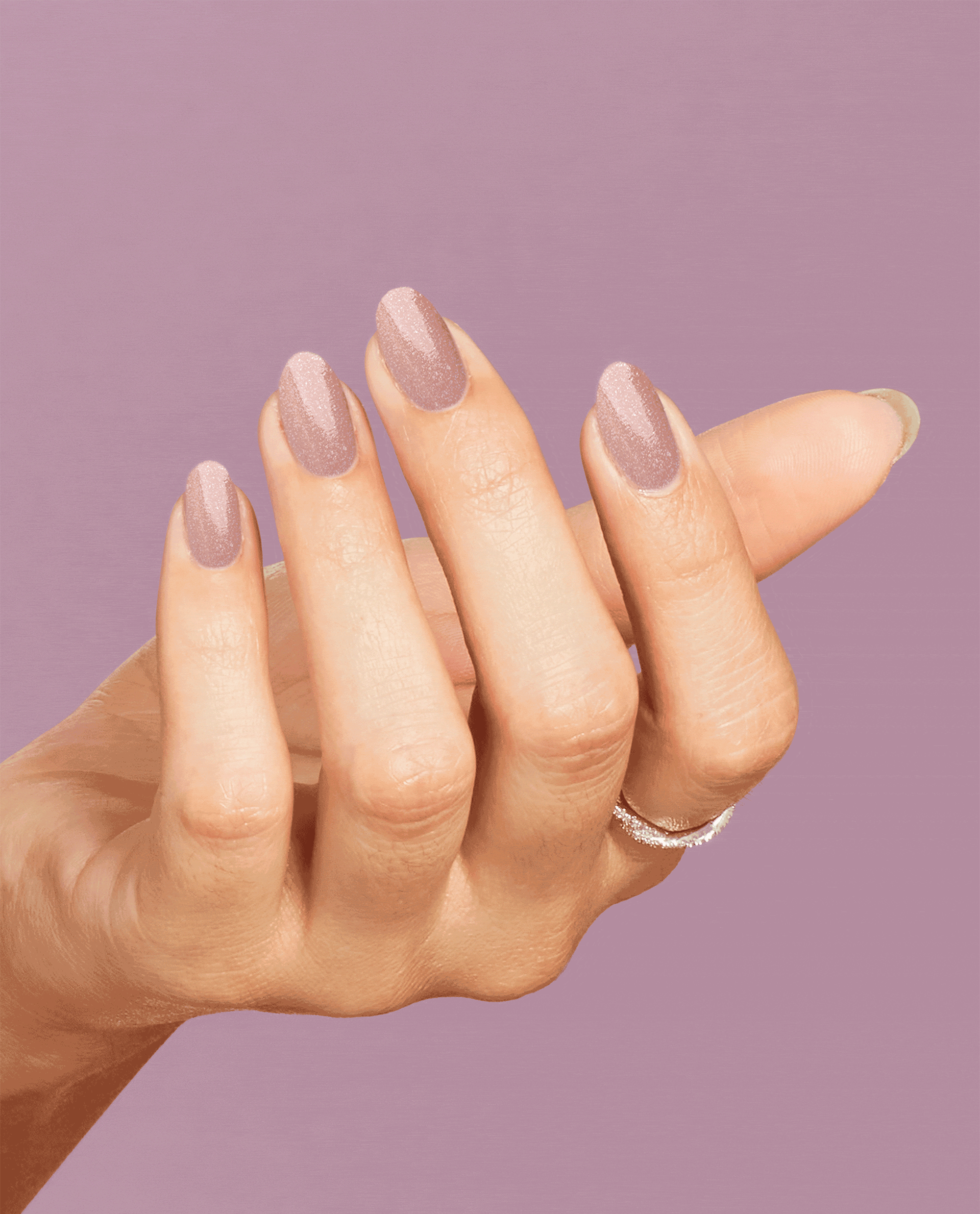 OPI Quest for Quartz Pink Gel Nail Polish GIF