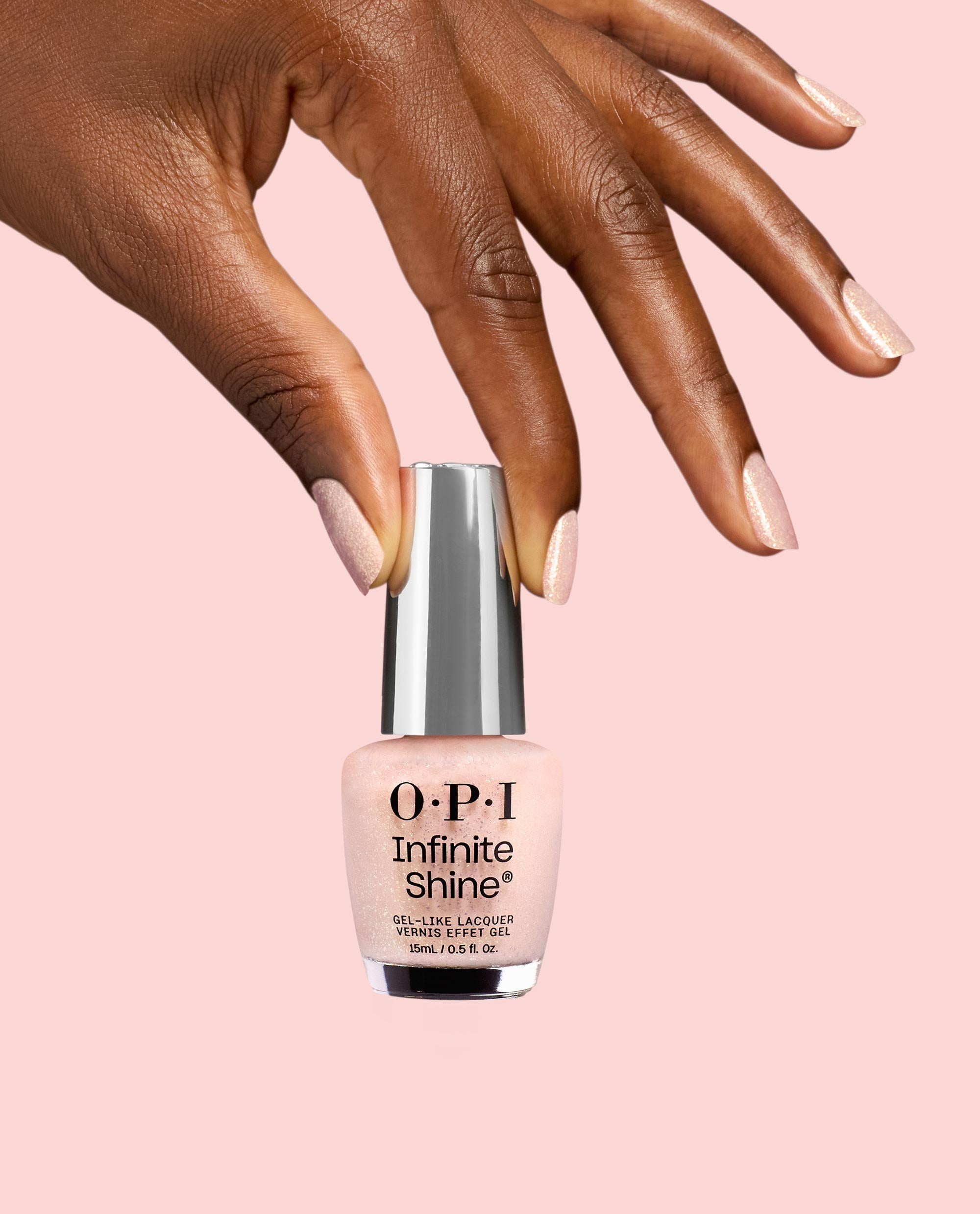 Slay Awhile Long-Lasting Nail Polish Hand and Bottle