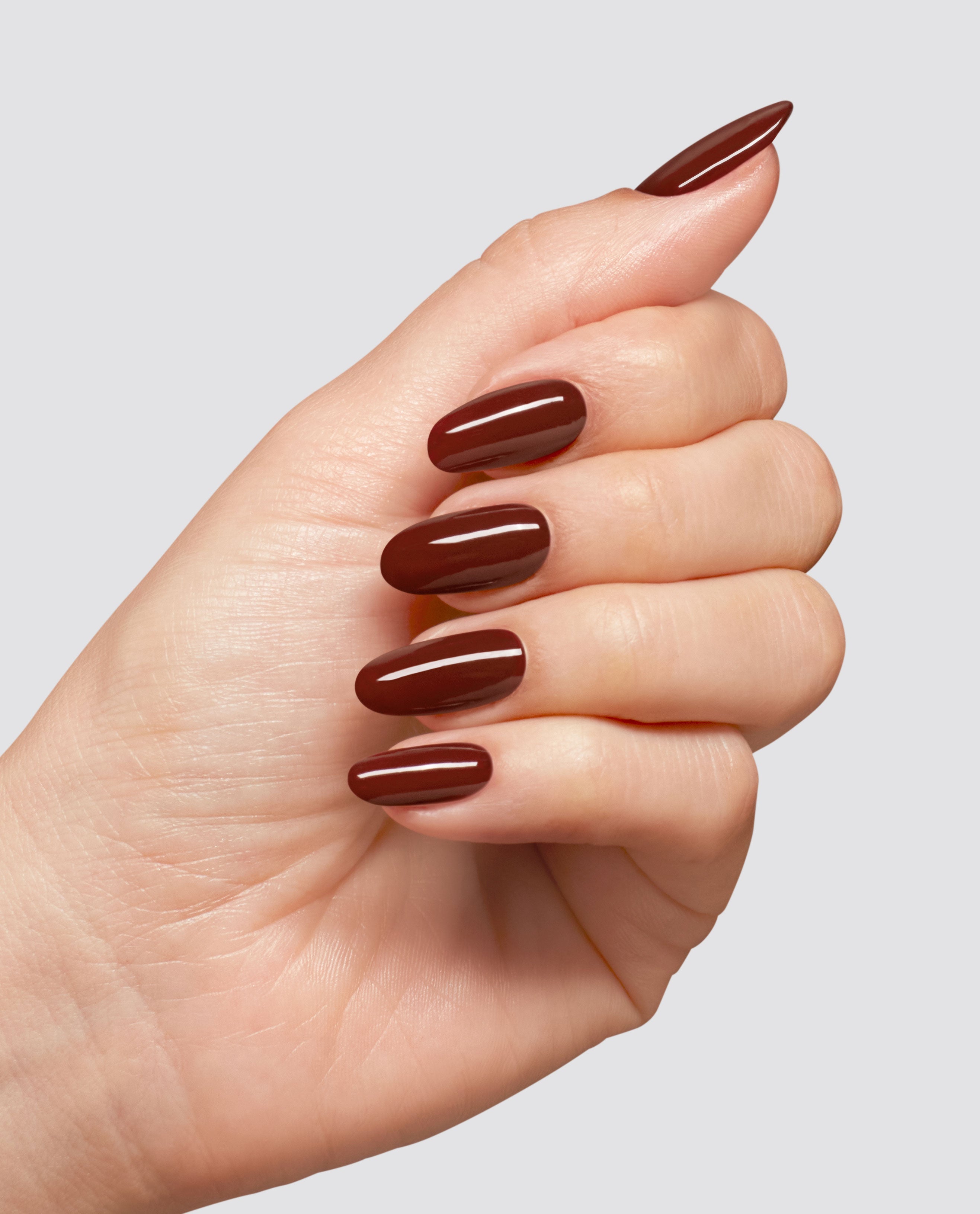 Star-zipan on the Tree Brown Nail Polish Mani