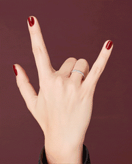 OPI Got the Blues for Red Red Gel Nail Polish GIF
