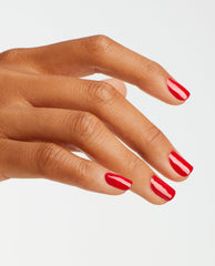 OPI The Thrill of Brazil Red Gel Nail Polish Mani