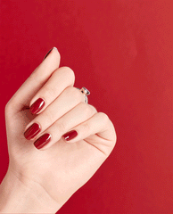 OPI We the Female Red Gel Nail Polish GIF