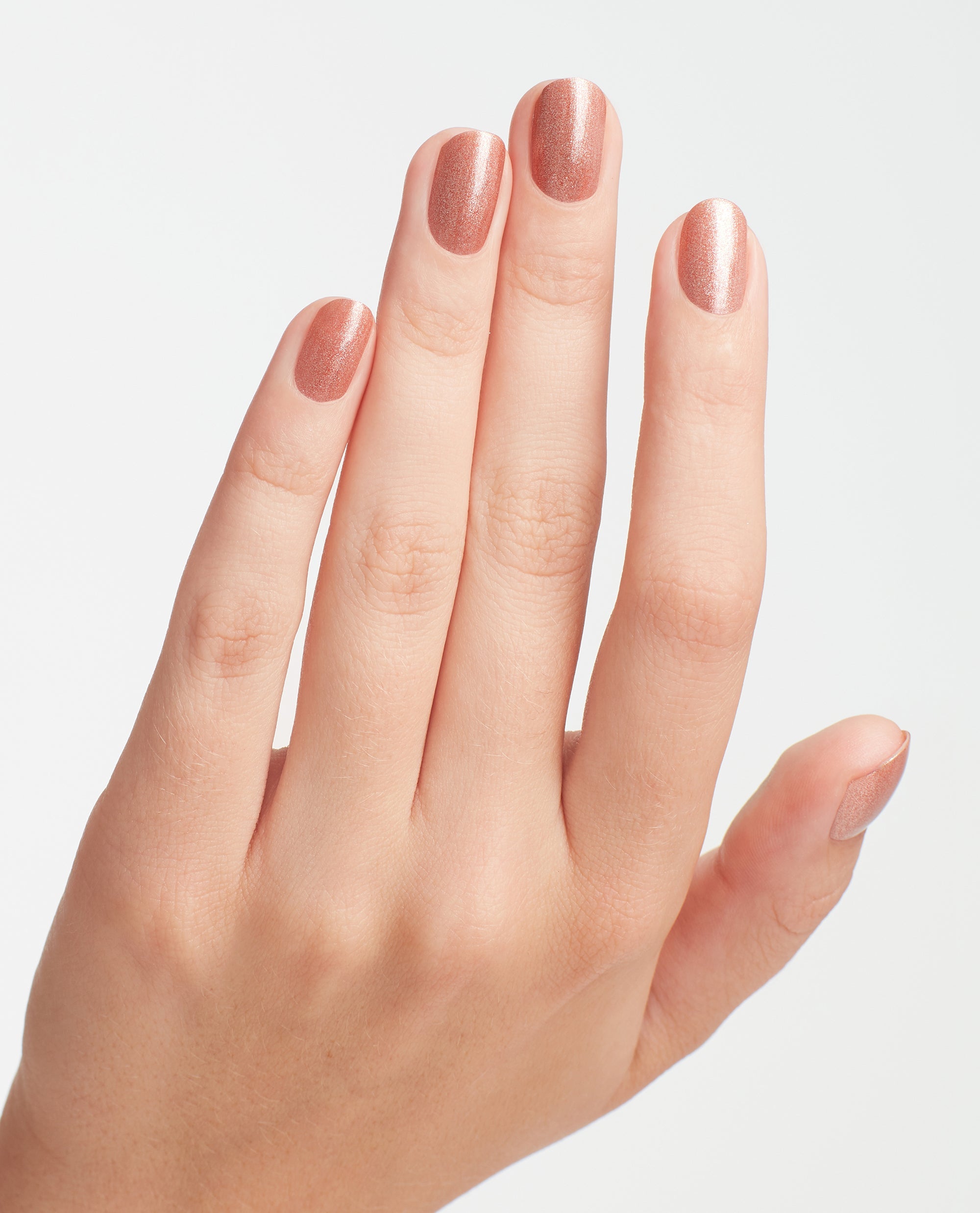 OPI Worth a Pretty Penne Rose Gold Nail Polish Mani